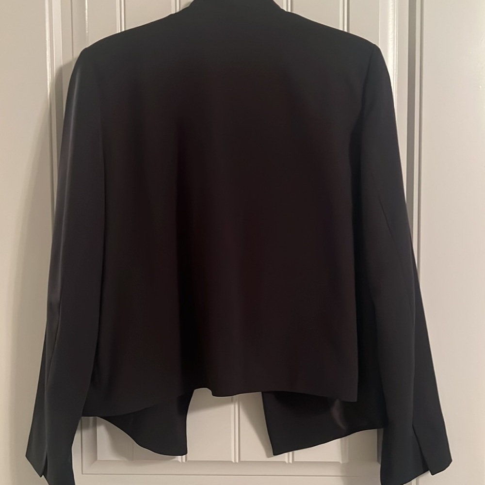 Banana Republic Black Blazer with Silver Zippers - Picture 3 of 3